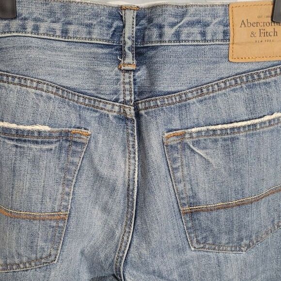 Men's Abercrombie & Fitch The A&F Boot Distressed Button-Fly W32 L30 - Picture 5 of 6